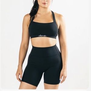 Alphalete Pulse Balance Bra - L - Black